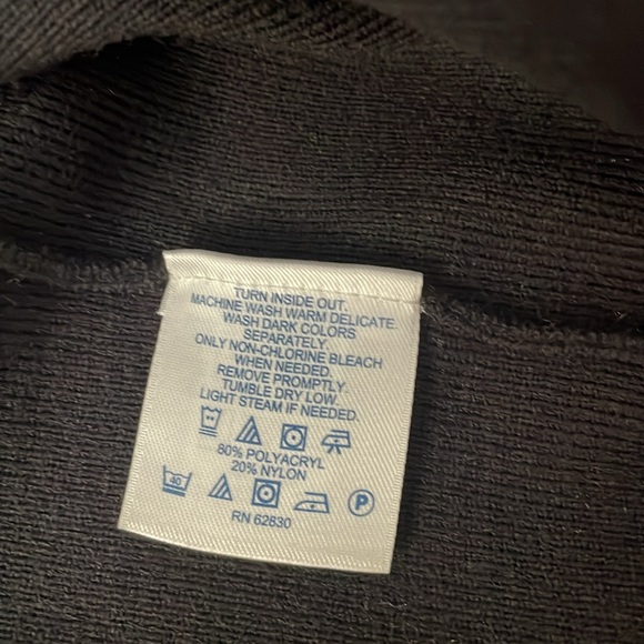 Lands end zip front sweater 4xl 58-60 - Picture 3 of 4